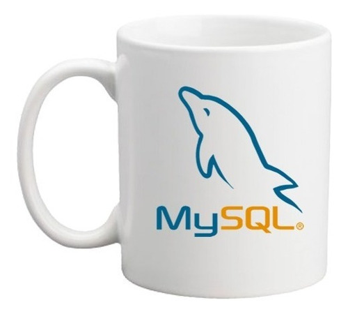 Mug De 11 Onzas Color Blanco Mysql