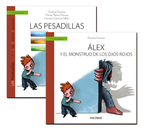 Guía: Las Pesadillas + Cuento: Álex Y El Monstruo De Los Ojos Rojos, De Aurora Gavino Lázaro , María Flores Merino , Carmen Lorena Colón. Editorial Piramide En Español