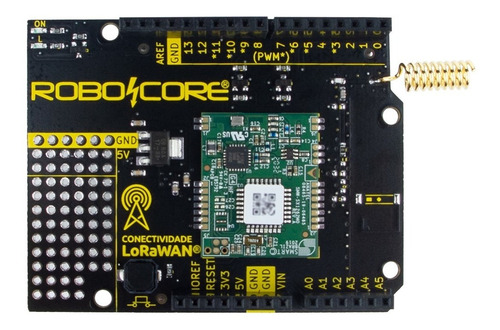 Shield Para Arduino - Lorawan Helix Antenna