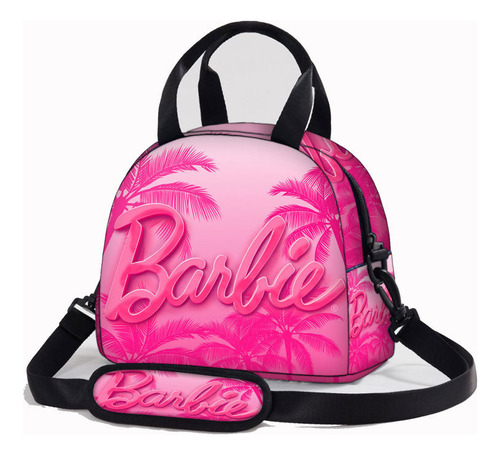 Nueva Lonchera De Hombro Para Niños Con Estampado De Barbie