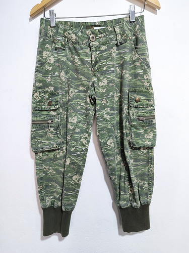 Pantalón Jogger Wanama Estilo Cargo Camuflado Impecable