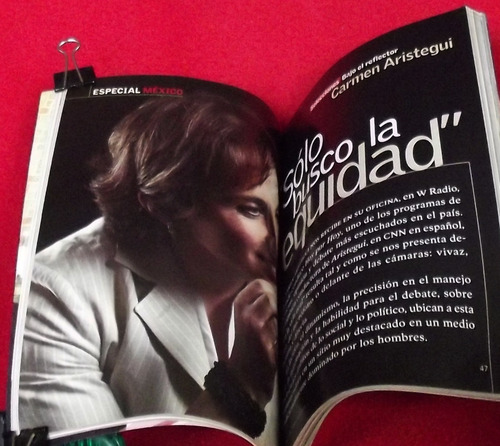 Revista Selecciones Septiembre 2006 ( Carmen Aristegui )