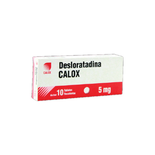 Desloratadina 5mg  Calox X 10 Tabletas