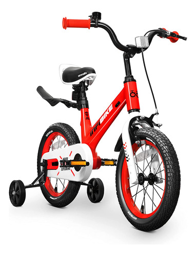 Bicicleta Para Niños Con Ruedas De Entrenamiento Rin 12
