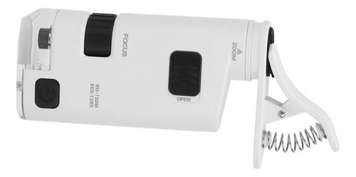 80-120x Led Teléfono Celular Microscopio Mini Lente Del Telé