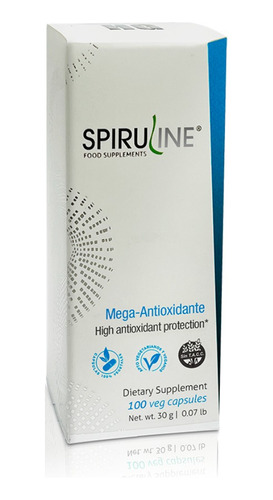 Mega-antioxidante Con Q10 Spiruline Radicales Libres 100 Cap