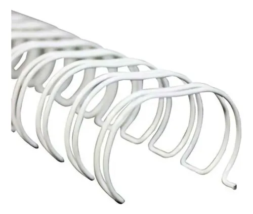 Anillo Doble Alambre 50hjs X100 Unidades Encuadernar Espiral