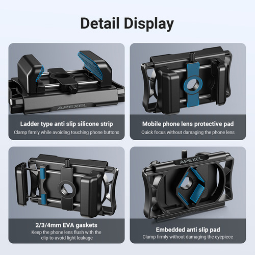 Adaptador De Soporte Para Teléfono, Adaptador Digiscoping Pa