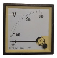 Voltímetro Análogo De 0 A 300v  Industrial Para Tablero 