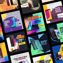 Comprar 40 Artes Pu002F Lojas De Celulares E Acessórios: Editáveis Canva