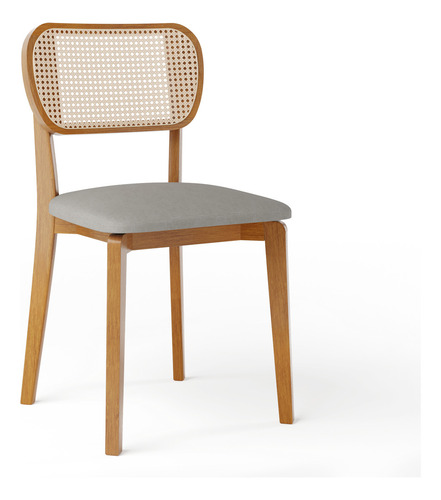 Cadeiras Sala De Jantar Estofada Couro Palhinha Kit 2 Pçs Estrutura Da Cadeira Amêndoa Assento Linho Safari Desenho Do Tecido Linho Impermeável