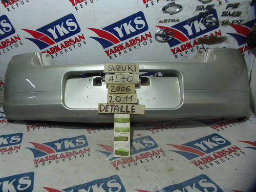 Parachoque Trasero Suzuki Alto 2006-2011 (detalle)