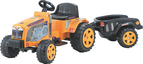 Trator Elétrico Infantil Country Biemme C/ Caçamba Amarelo Voltagem Do Carregador 127v/220v Cor Amarelo