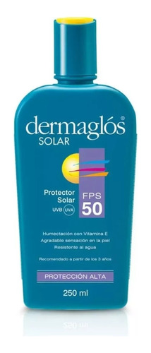 Protector Solar Dermaglos 50fps De 250ml