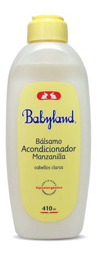 Babyland Acondicionador Manzanilla Cabellos Claros 410ml