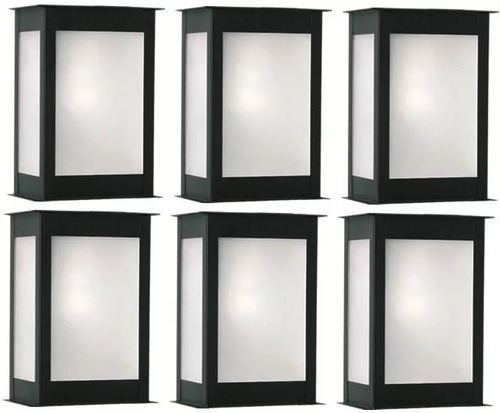 8 Farol Exterior Pared / 8 Led 10watt Art 2000