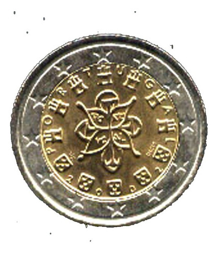 Portugal 2 Euros Año 2002 Sin Circular