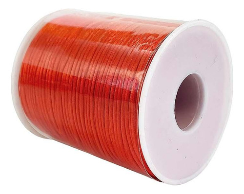 Hilo Cola De Rata Bisuteria Armado Pulsera 100mts 1.5mm Color Rojo