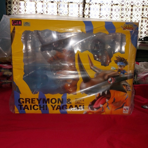 Digimon Greymon Tai Figura Greymon Nuevo