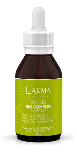 Lakma Peeling Bio Complex 50ml Clareador Manchas E Melasma Tipo de pele Normal