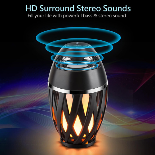 Tioneger Flame Altavoces Bluetooth Para Exteriores, Altavoz