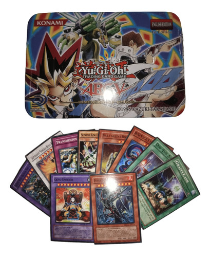 Cartas Yugioh Caja Metálica 40 Cartas Arc V Card Of Chaos