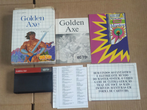 Golden Axe -- 100% Original -- Sega Master System (Usado)