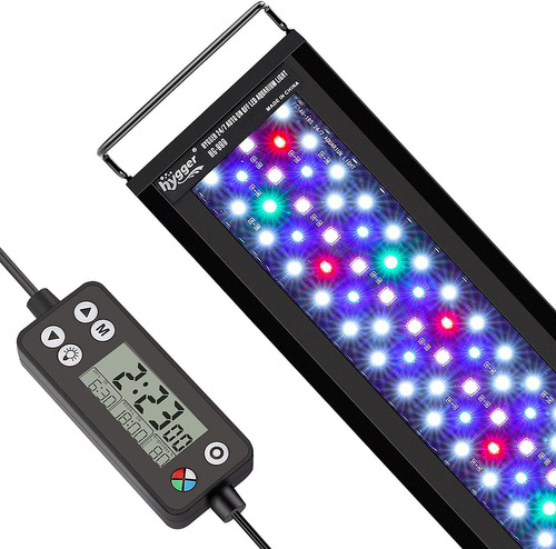 Luz Led Para Acuario Hygger, Wrgb, Para 76.2- 91.4cm, 26 W