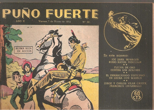Revista Puño Fuerte Nº 80 Marzo 1952