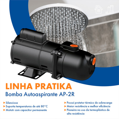 Bomba Autoaspirante Dancor Ap-2r Mono Bivolt 1/2cv Kit 2