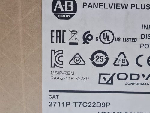 Allen Bradley 2711p-t7c22d9p Power Industrial