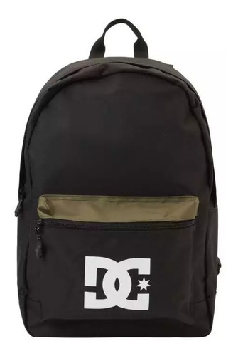 Mochila Dc Shoes Modelo Nickel Bag 3 Negro Verde Importada