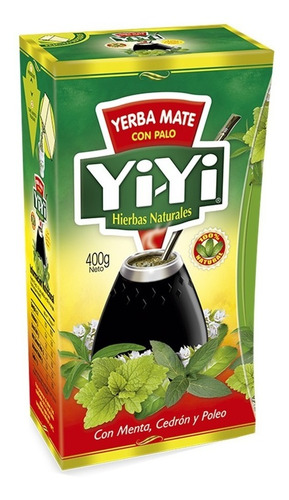 Yi-yi Yerba Mate Compuesta Cedrón Y Poleo 400 Gr / Qtq