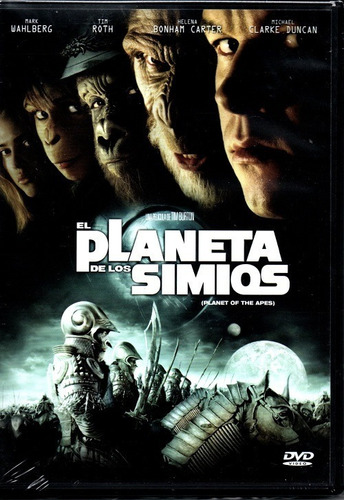 El Planeta De Los Simios (2001) Mark Wahlberg Película Dvd