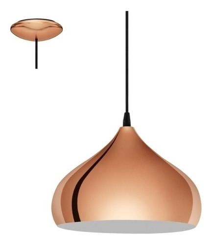 Colgante Campana Hapton, En Color Cobre - Eglo Eg0234