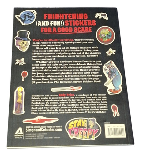 Libro Stickers De Terror Extremo 250 + Para No Dormir