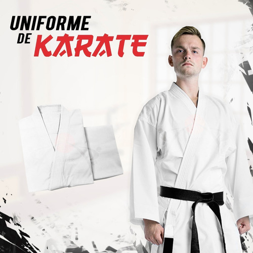 Uniforme De Karate 16 Oz Banzai, Tallas 000 Al 9