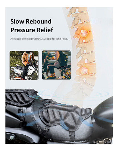 Para Cojines De Asiento De Motocicleta 3d Para