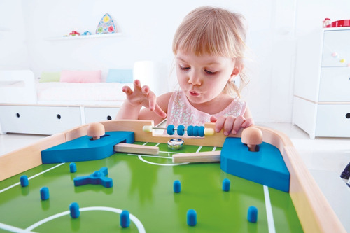 Imagen 4 de 6 de Mesa De Futbol Pinball Para Niños Niñas En Madera Juguete