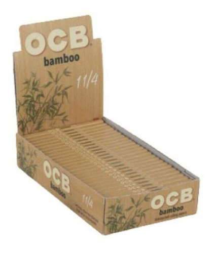 Caixa Seda Ocb Bamboo 11/4 Com 25 Com Selo Original