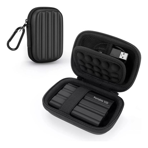 Externo Disco Duro Ssd 2tb 2000gb Sólido Mini Portátil Negro