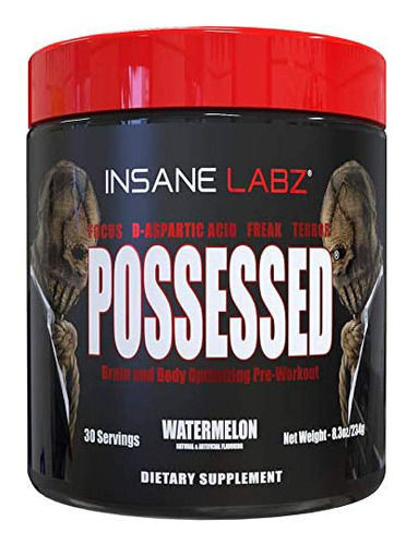 Possessed Insane Labz Pre Entreno 30 Servicios Sabor Watermelon