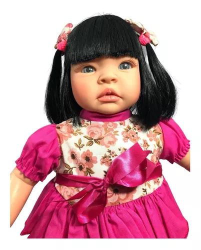 Boneca Bebe Reborn Barato Barata Super Baby Kiss Linda