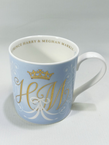 Mug Porcelana Boda Real Harry Meghan Vintage