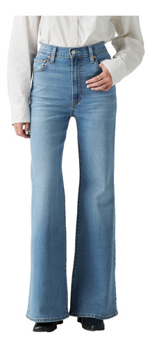 Jeans Mujer Ribcage Bells Celeste Levis A7503-0014