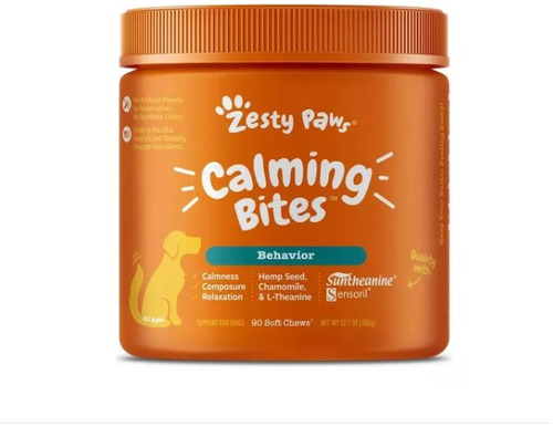 Zesty Paws Calmantes Masticables Para Perros Snacks