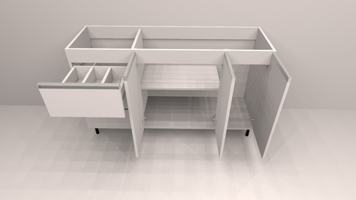 Mueble Bajo Mesada 140