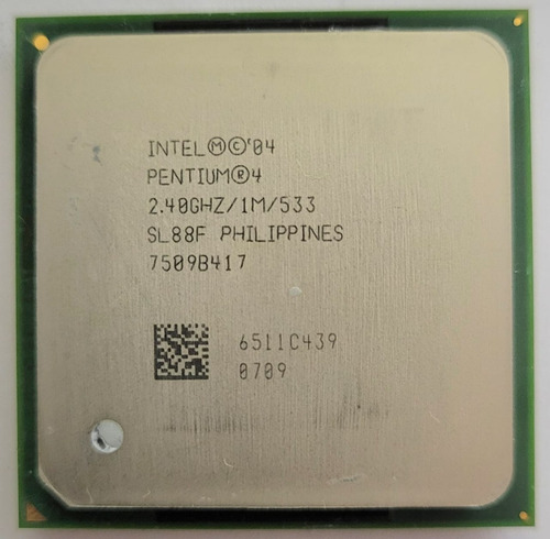Procesador Intel Pentium 4 2.40ghz /1m/533 Sl88f