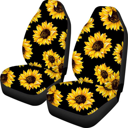 Fuibeng Vintage Girasol Accesorio Coche 2 Unids Mujer Lindo