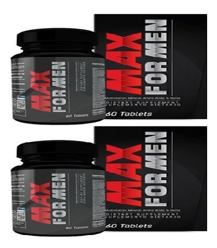 2  Max Power For Men 60 Tableta - Unidad a $2333